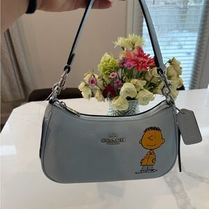 Coach X Peanuts Teri Shoulder Bag With Franklin